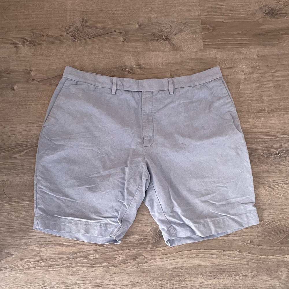 Polo Ralph Lauren chambray blue shorts 40 frat prep southern vineyard vines